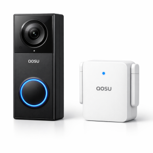 AOSU Video Doorbell Pro w/ WiFi Chime - Installed